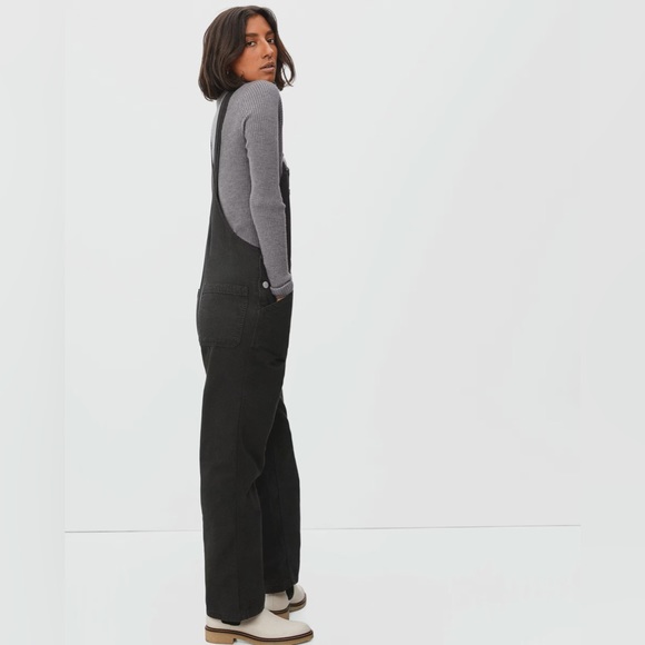 Everlane The Canvas Overalls in black - Picture 5 of 7